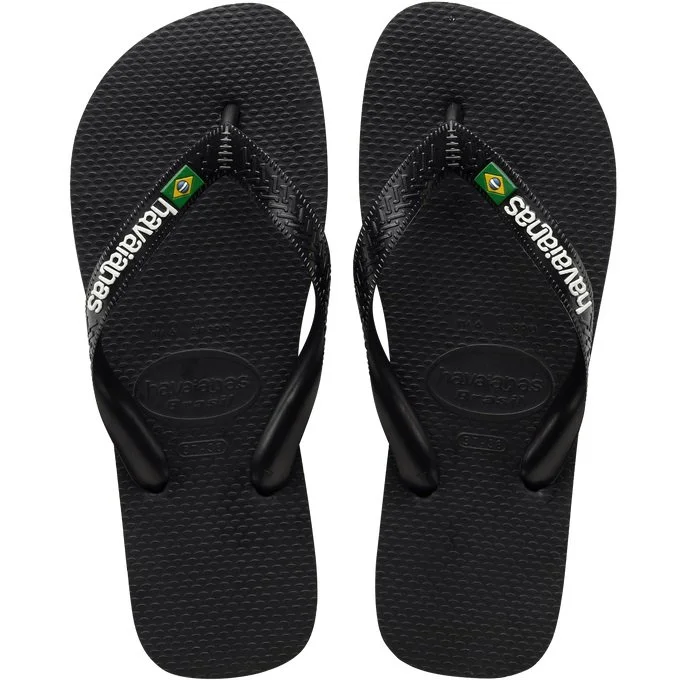 HAVAIANAS BRASIL LOGO FC (PRETO)